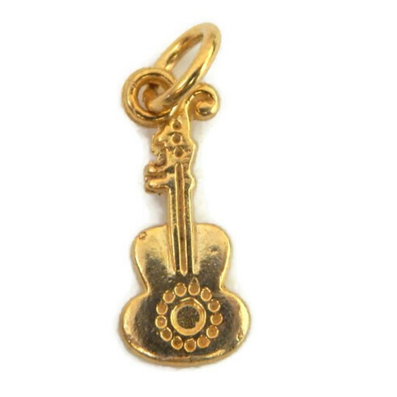 Ukulele Charm Pendant 14kYellow Gold.